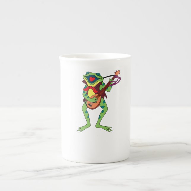 Caneca De Porcelana frog (Frente)