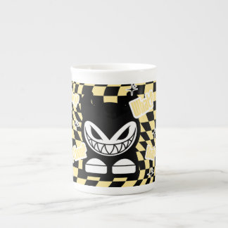 Caneca De Porcelana Funny Yellow Labubou-Inspired Mug | Cute Bold