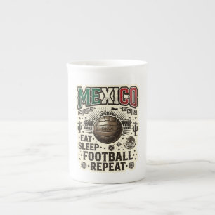 Caneca De Porcelana Futebol Soccer México Personalizado 2026