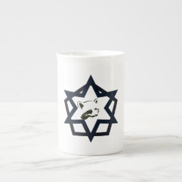 Caneca De Porcelana Gato bonito