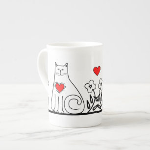 Caneca De Porcelana Gato do país