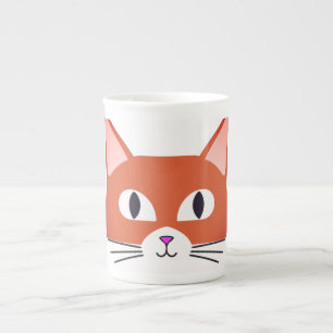Caneca De Porcelana Gato, Gatinho, Face