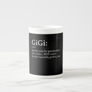 Caneca De Porcelana Gigi Definition T Women Gigi Gift Avó Aniversári