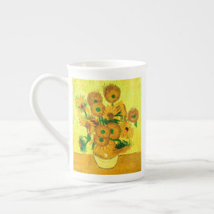Caneca De Porcelana Girasóis de Van Gogh