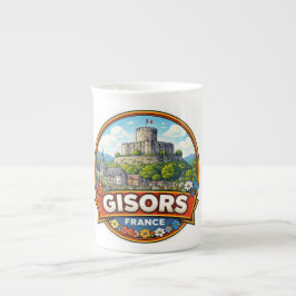 Caneca De Porcelana Gisors France 