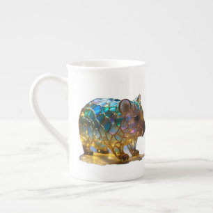 Caneca De Porcelana Glass Opalised Australian Wombat,