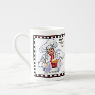 Caneca De Porcelana Gordura Chef de Arte Mug