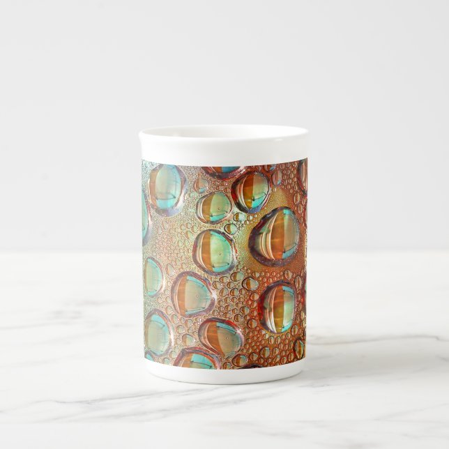Caneca De Porcelana Gotas Arco-Íris (Frente)