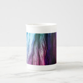 Caneca De Porcelana Gradiente Roxo De Café