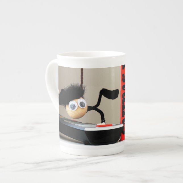 Caneca De Porcelana Grappige close up van 'Mission Impossible' Fubby (Frente Esquerda)