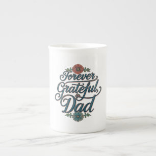 Caneca De Porcelana Grateful, Pai - Cama de Ossos Especiais na China
