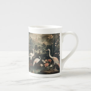 Caneca De Porcelana gruas e palácios nos trópicos