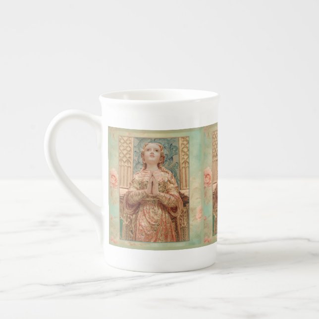 Caneca De Porcelana Guardian Angel painting coffee cups (Esquerda)