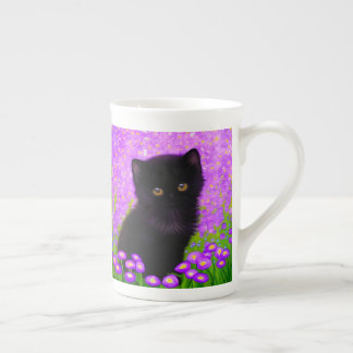 Caneca De Porcelana Gustav Klimt Cat