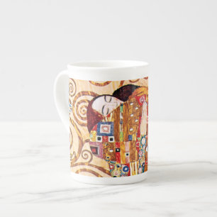 Caneca De Porcelana Gustav Klimt - O Abraço - Pintura de Arte Fina