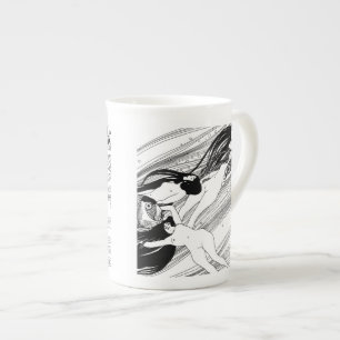 Caneca De Porcelana Gustav Klimt - Sangue de Peixe Arte Japonesa Surre