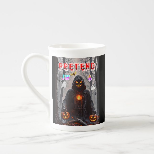 Caneca De Porcelana Halloween (Esquerda)