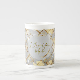 Caneca De Porcelana Happy Valentine's Day, Modern, Elegant Luxury