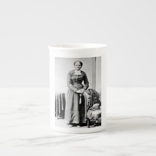 Caneca De Porcelana Harriet Tubman Conductor Underground Railroad (Frente)