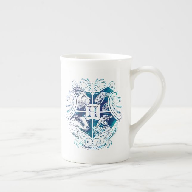 Caneca De Porcelana Harry Potter | Aguamenti HOGWARTS™ Crest (Direita)