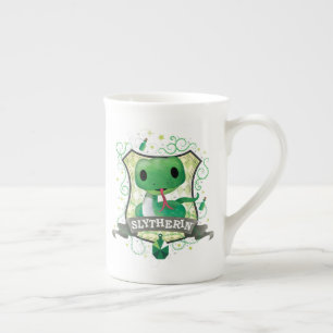 Caneca De Porcelana Harry Potter   Charmoso Brasão SLYTHERIN™