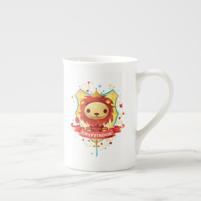 Caneca De Porcelana Harry Potter | Encantador Brasão GRYFFINDOR™ (Direita)