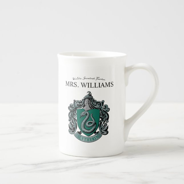 Caneca De Porcelana Harry Potter | Professor Slytherin Personalizado (Direita)