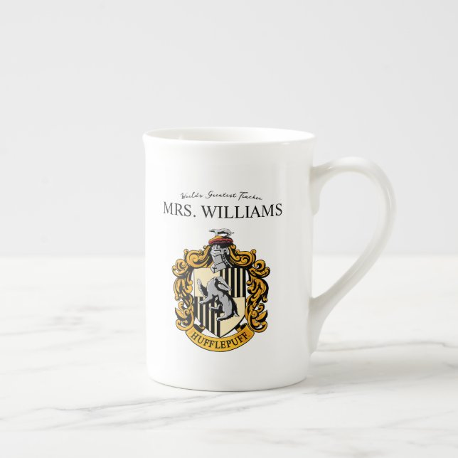 Caneca De Porcelana Harry Potter | Professora Personalizada Hufflepuff (Direita)