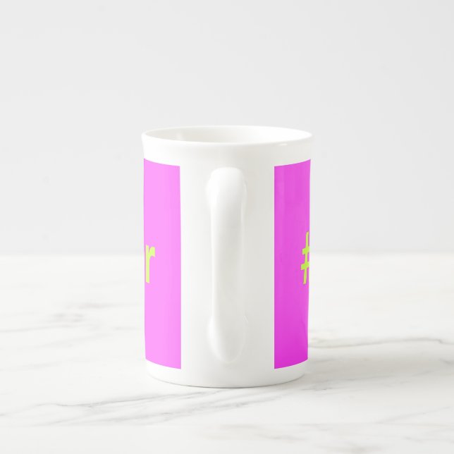 CANECA DE PORCELANA HASHTAG GIRL POWER (Traseira)