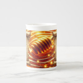 Caneca De Porcelana Honey Swirl | Salm 19:9-11 KJV Mug