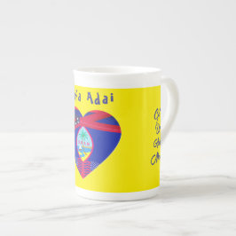 Caneca De Porcelana Hora do Café Guam Divertido