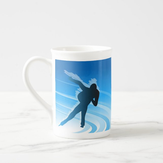 Caneca De Porcelana Ice Skating (Esquerda)