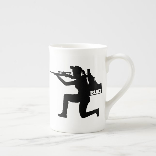 Caneca De Porcelana Idaho Huntress Bone China Mug (Direita)