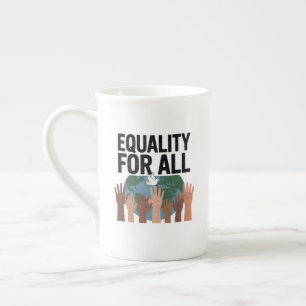 Caneca De Porcelana Igualdade Para Todos – Dia dos Direitos Humanos 20