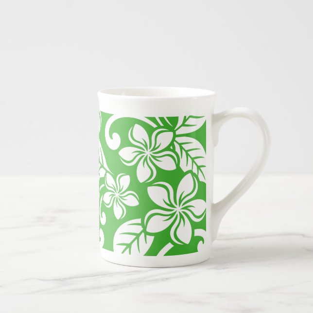 CANECA DE PORCELANA ILHA PLUMÉRIA (CITRUS VERDE) (Direita)