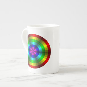 Caneca De Porcelana Ilusões Ópticas Rainbow Specialty Mug