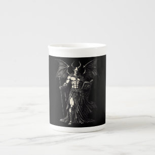 Caneca De Porcelana Ilustração do Guardião do Grimório Dantalion