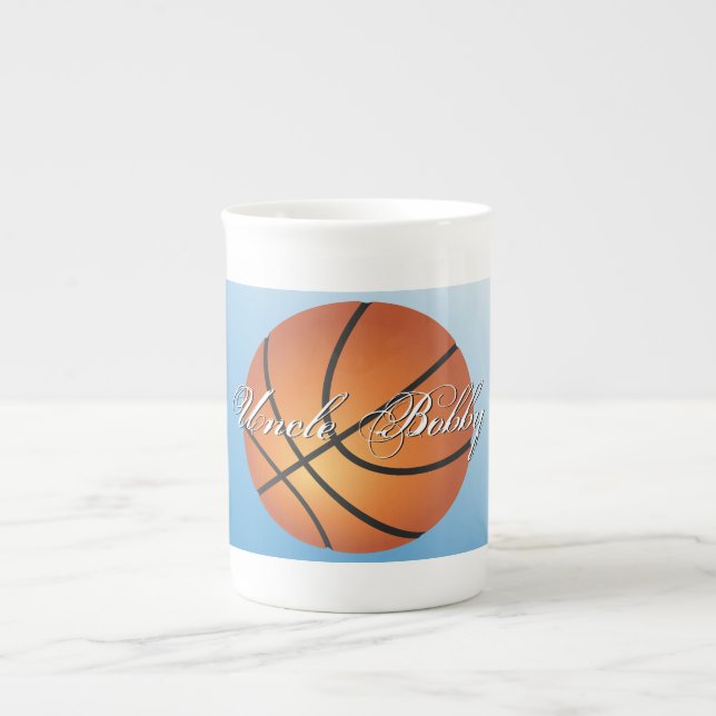 Caneca De Porcelana Imagem 🏀 Monograma Especial de Orçamento (Frente)