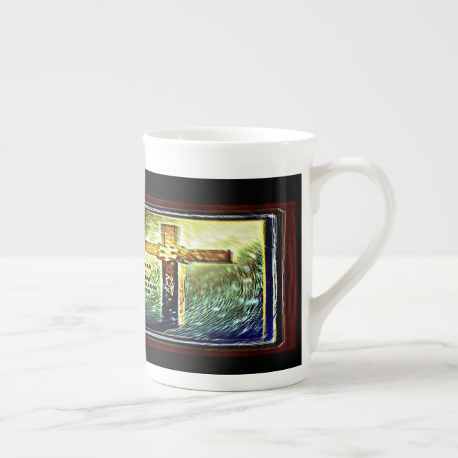 Caneca De Porcelana Imagens de Escritura 05 (Direita)
