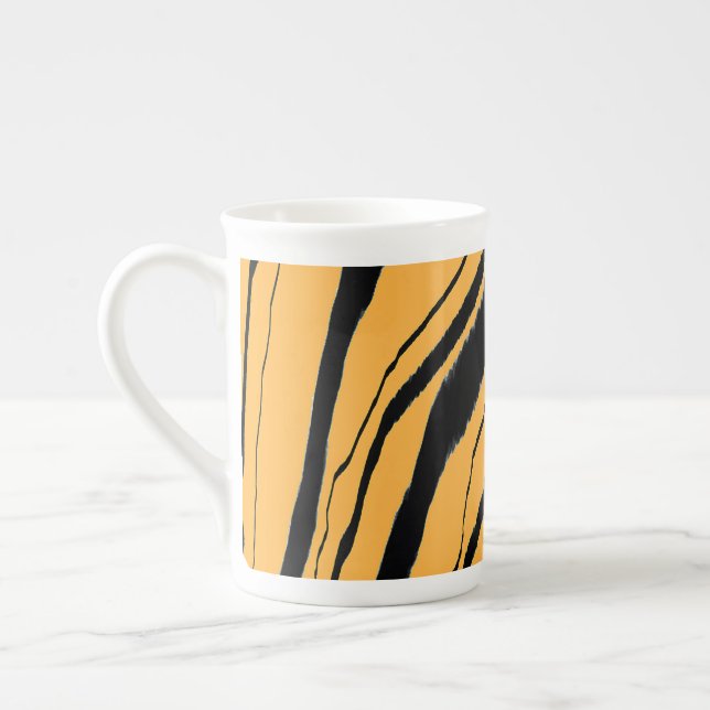 Caneca De Porcelana Impressão Tiger (Esquerda)
