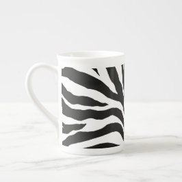 Caneca De Porcelana Impressão Zebra