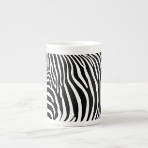 Caneca De Porcelana Impressão Zebra