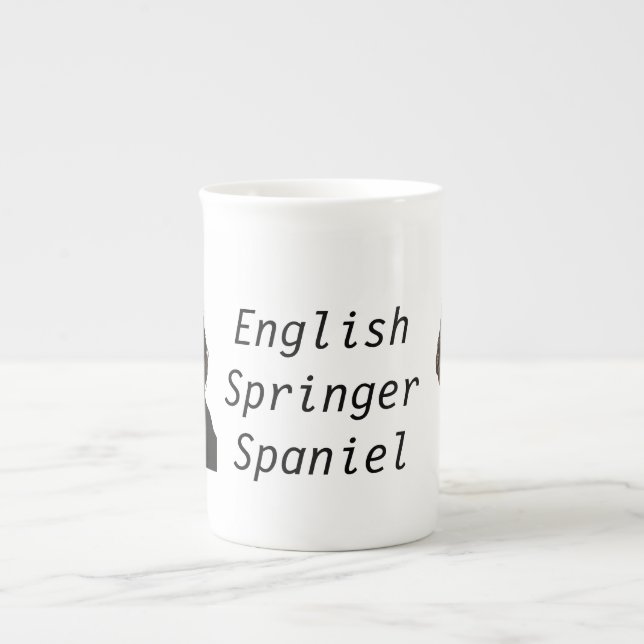 Caneca De Porcelana Inglês Springer Spaniel (Frente)