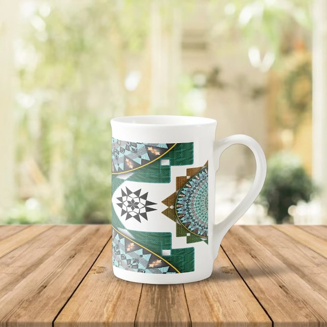 Caneca De Porcelana Início do círculo de massa (Criador carregado)