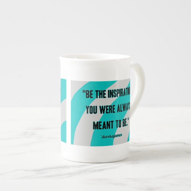 Caneca De Porcelana Inspiração Bone China Mug (Frente Esquerda)