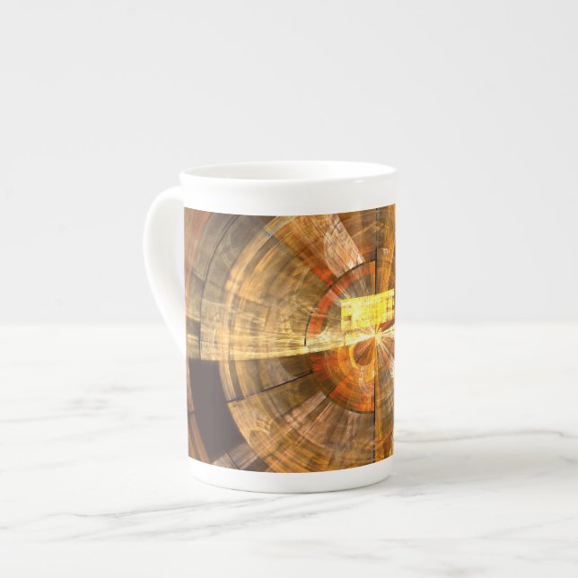 Caneca De Porcelana Integridade Abstrato Art (Frente Esquerda)