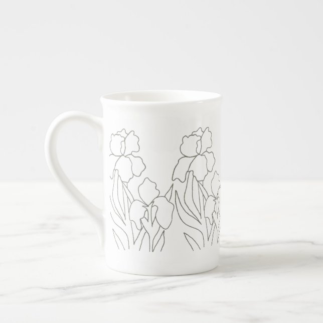 Caneca De Porcelana Iris (Esquerda)