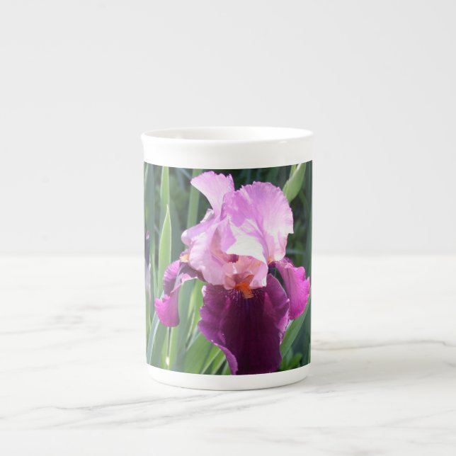 Caneca De Porcelana Iris Mug Rosa-Rosa-Beija-Sol (Frente)