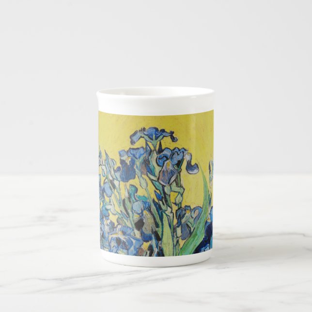Caneca De Porcelana Irises Vincent van Gogh (Frente)