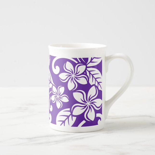 CANECA DE PORCELANA ISLAND PLUMERIA (PURPLE) BONE CHINA MUG (Direita)